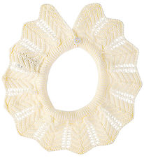 Condor Teething Bib - Knitted - White