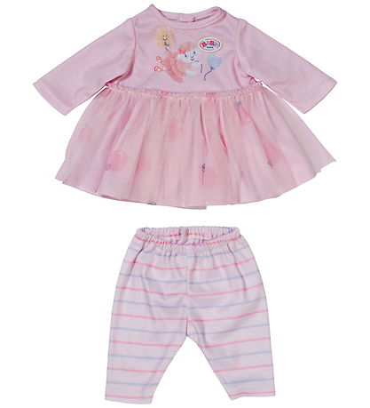 Baby Born Poppenkleding - Jurk/Broek - 36 cm - Roze