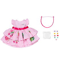 Baby Born Doll Clothes - Dress w. Pinplay - 43 cm