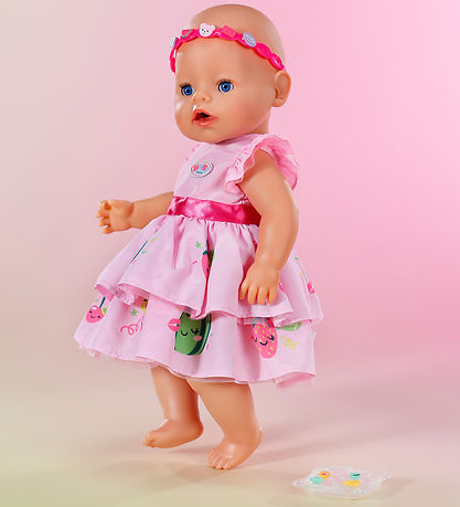 Baby Born Poppenkleding - Jurk m. Pinplay - 43 cm