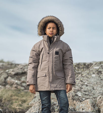 Didriksons Winter Coat - Sylvin - Ash Brown