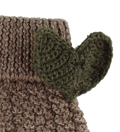 Konges Sløjd Mittens - Knitted - Fruity - Bunny Brown Melange