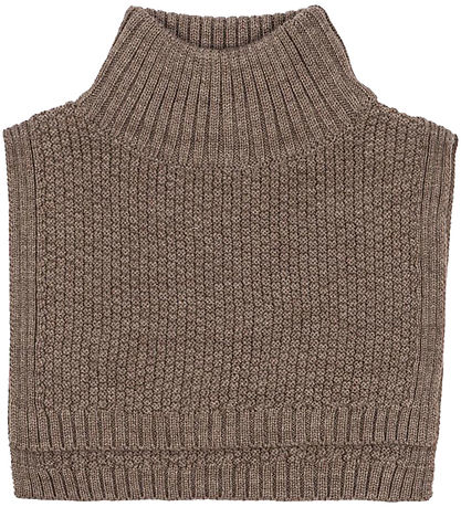Konges Sløjd Neck Warmer - Wool - Knitted - Fruity - Brown Melan