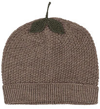 Konges Sløjd Beanie - Wool - Knitted - Fruity - Bunny Brown Mela
