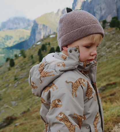 Konges Sløjd Beanie - Wool - Knitted - Fruity - Bunny Brown Mela