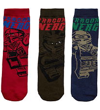 LEGO® Wear Ninjago Socks - 3-Pack - Blue - Green - Red