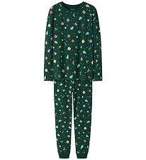Name It Pyjama Set - 2 Parts - NknVismas - Botanical Garden/Xmas