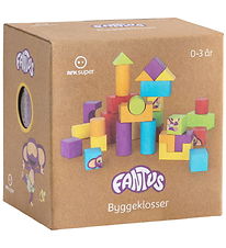 Fantorangen & Fantus Building Blocks - Wood - 30 Parts