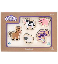 Fantorangen & Fantus Jigsaw Puzzle - Wood - Farm Animals