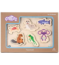Fantorangen & Fantus Jigsaw Puzzle - Wood - The animals I The wa