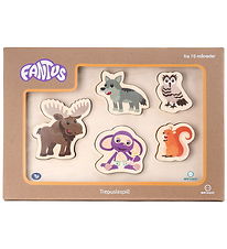 Fantorangen & Fantus Jigsaw Puzzle - Wood - The Animals I The Fo