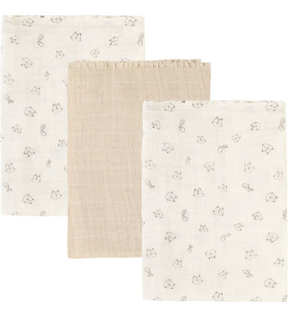 Pippi Muslin Cloths - Noos - 3-Pack - 65x65 cm - Rainy Day