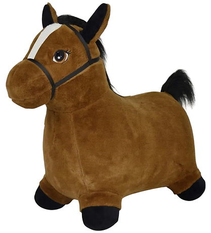 Krea Hop & Bounce Plush Horse - Brown