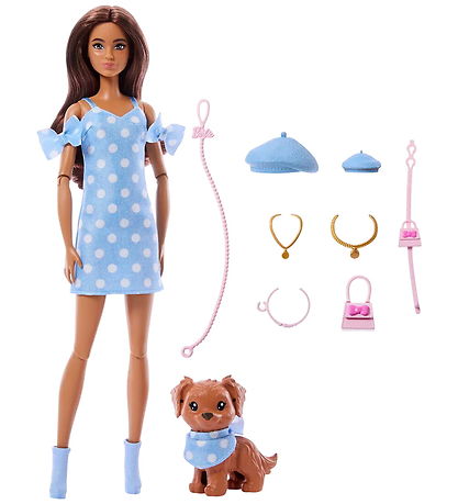 Barbie Doll - Twinning Looks Brunette Polka Dots