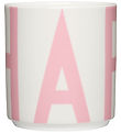 Design Letters Cup - XL Vintage ABC - Happy - Creole Pink