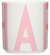 Design Letters Cup - XL Vintage ABC - Happy - Creole Pink