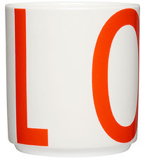 Design Letters Cup - XL Vintage ABC - Love - Cherry Tomato