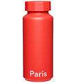 Design Letters Thermo Bottle - 500 mL - Paris - Cherry Tomato