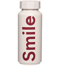 Design Letters Thermo Bottle 500 mL - Smile - Pastel Beige