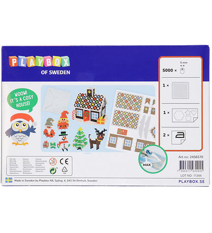 Playbox Bead Set - 5000 pcs Gingerbread House