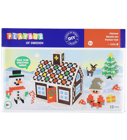 Playbox Bead Set - 5000 pcs Gingerbread House