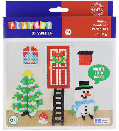 Playbox Bead Set - 2000 pcs - Snowman w. Door