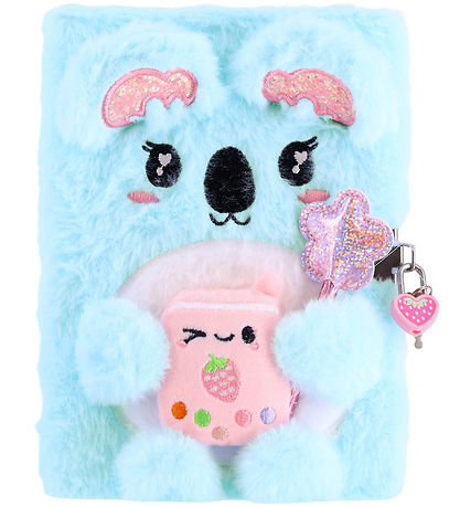 Hot Focus Diary w. Lock & Keys - Plys - Koala