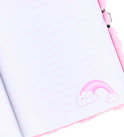 Hot Focus Diary w. Lock & Keys - Plys - Unicorn