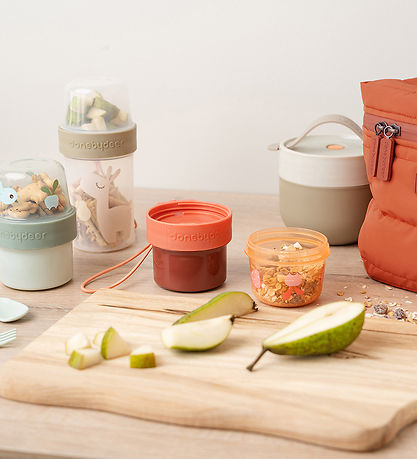 Done by Deer Container - To Go 2-Way Snack - Ozzo - Papaya
