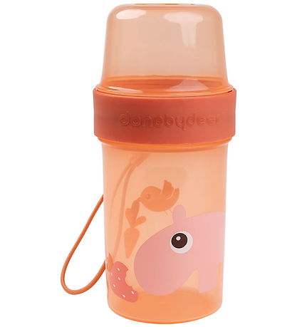 Done by Deer Container - To Go 2-Way Snack - Ozzo - Papaya