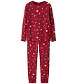 Name It Pyjama Set - 2 Parts - NknVismas - Jester Red/Xmas AOP R