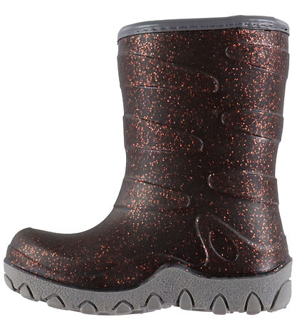 Mikk-Line Thermo Boots - Glitter - French Roast