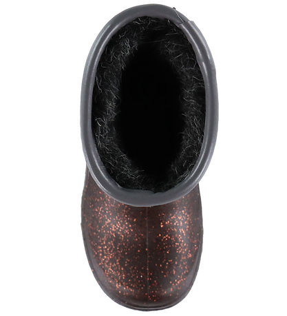 Mikk-Line Thermo Boots - Glitter - French Roast