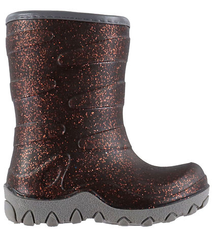 Mikk-Line Thermo Boots - Glitter - French Roast
