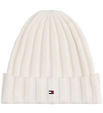 Tommy Hilfiger Beanie Knitted - Ancient White