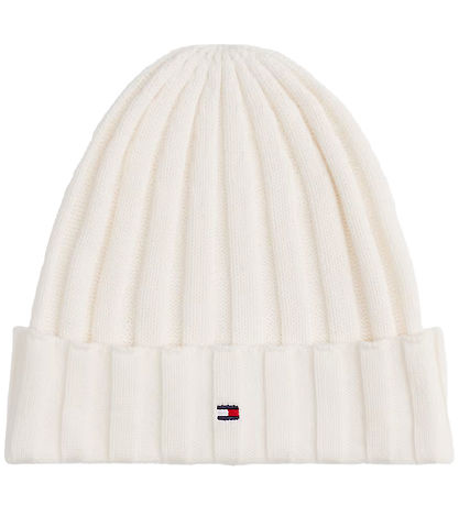 Tommy Hilfiger Beanie Knitted - Ancient White