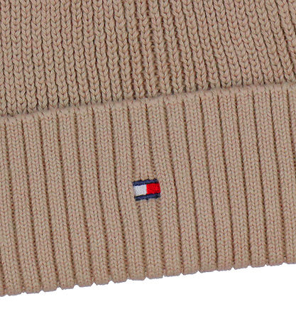 Tommy Hilfiger Beanie - Knitted - Malted Milk Brown