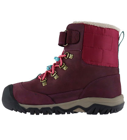 KEEN Vinterkängor - Tex - Kanibou WP - Fig-Rosa Lemonad