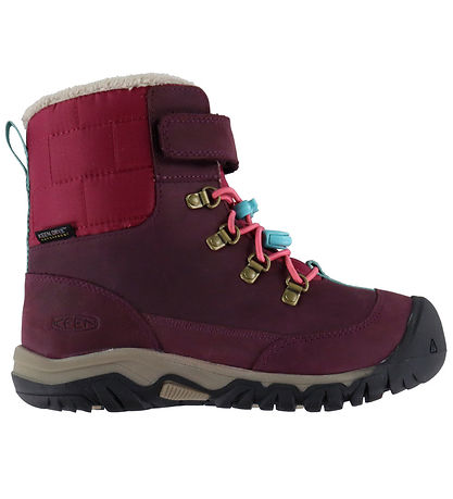 KEEN Vinterkängor - Tex - Kanibou WP - Fig-Rosa Lemonad