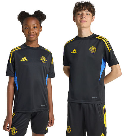 adidas Performance Football Shirt - Mufc EU - Black/HIRBLU/TRIYE