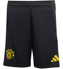 adidas Performance Shorts - Mufc EU - Black/HIRBLU/TRIYEL