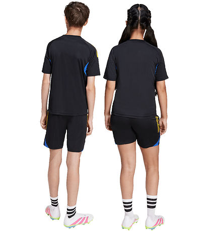 adidas Performance Shorts - Mufc EU - Black/HIRBLU/TRIYEL