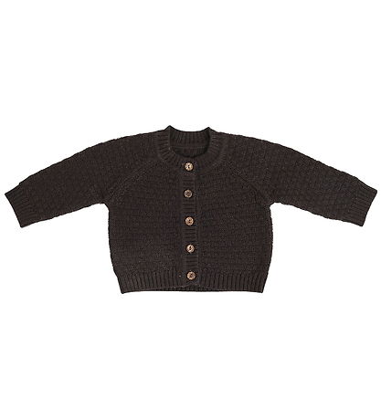 Smallstuff Cardigan - Knitted - Wool - Brown