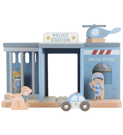 Little Dutch Politiebureau - Hout - Blauw