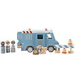 Little Dutch Police Car w. Wooden figures - Blue
