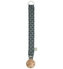 Smallstuff Pacifier Clip - Green Cars