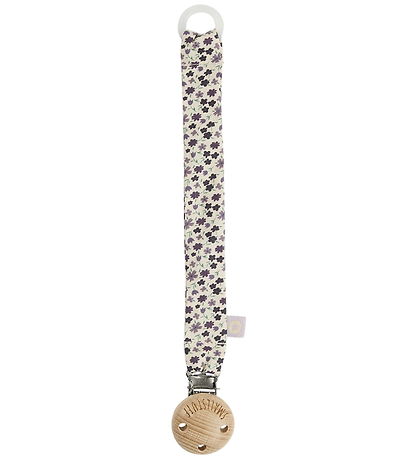 Smallstuff Pacifier Clip - Dark Rose Mini Flowers