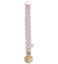 Smallstuff Pacifier Clip - Rose Rabbits