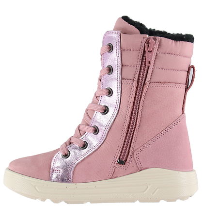 Ecco Winter Boots - Urban Snow - Lace Up - Blush/Blush/Blush