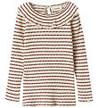 Lil' Atelier Blouse - NmfOsophia - Hot Chocolate